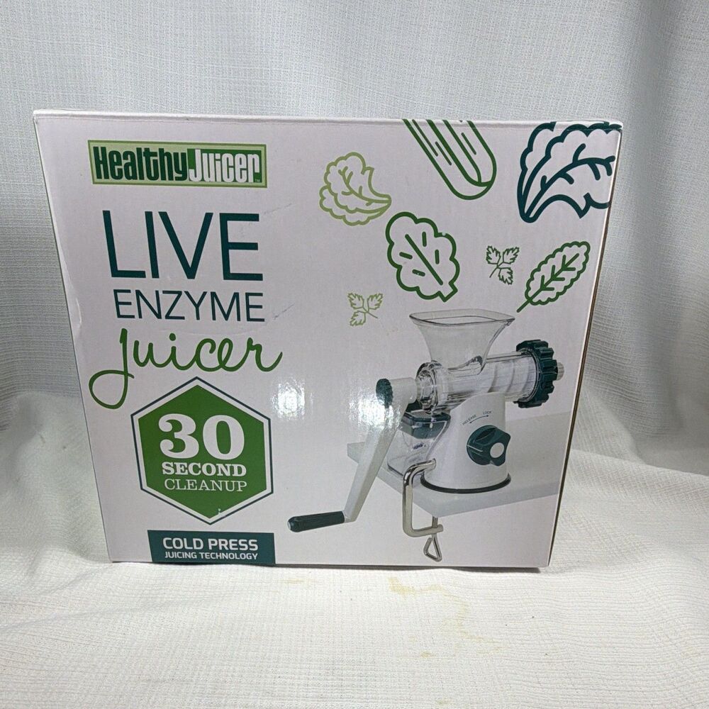 Lexen Healthy Juicer Live Enzyme Manual Masticating Cold Press Wheatgrass Juicer